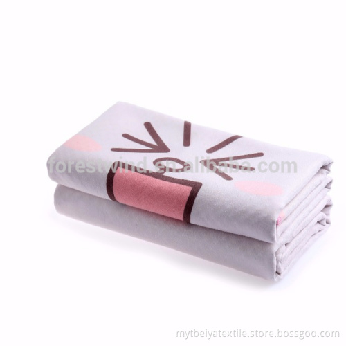 Environment-Friendly Natural Rubber Anti Slip Yoga Mat 6mm suede